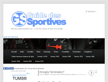 Tablet Screenshot of guide-autosport.com